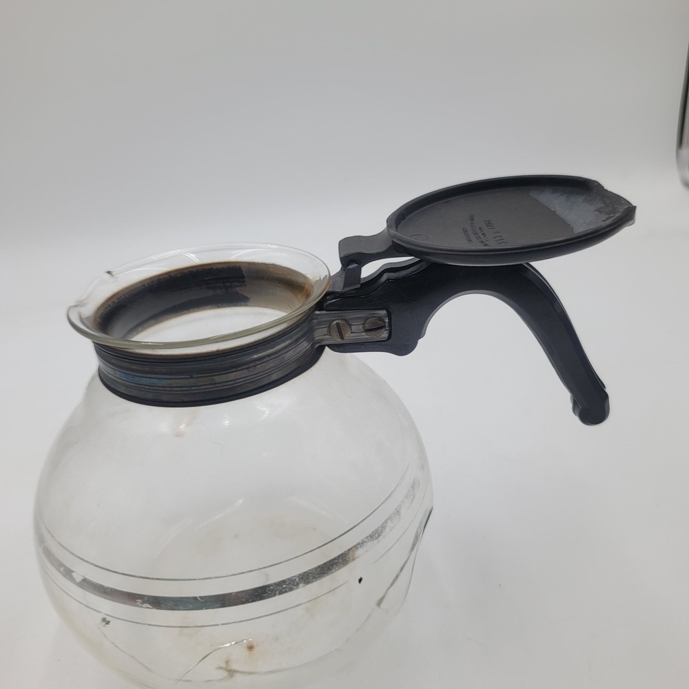 Vintage Cory DXL Coffee Carafe Replacement Handle Lid and Hardware Only Black - Picture 4 of 9